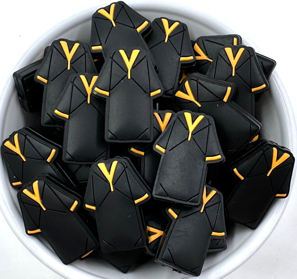 Graduation Gown Silicone Focal Beads