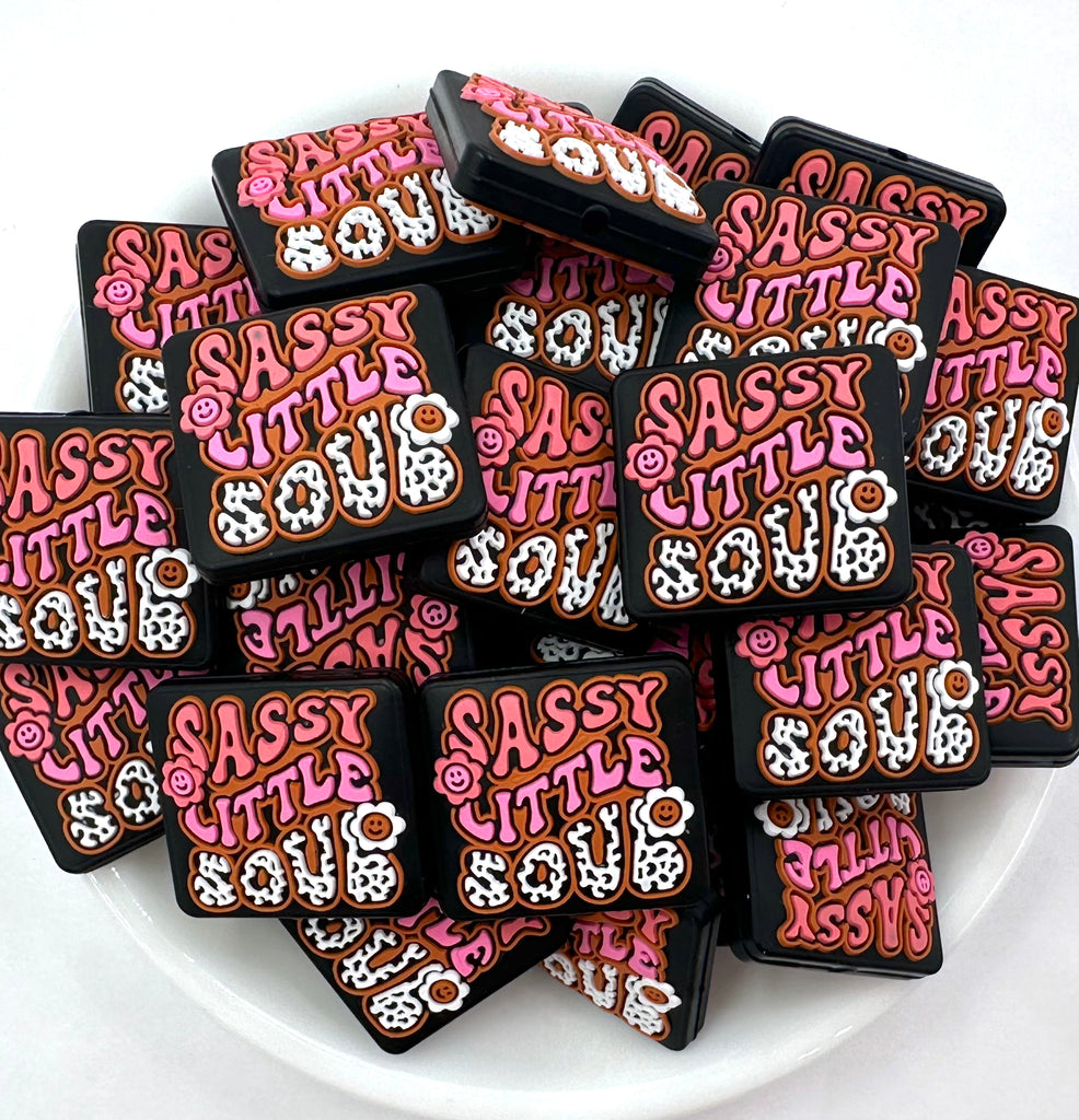 Sassy Little Soul Silicone Focal Beads