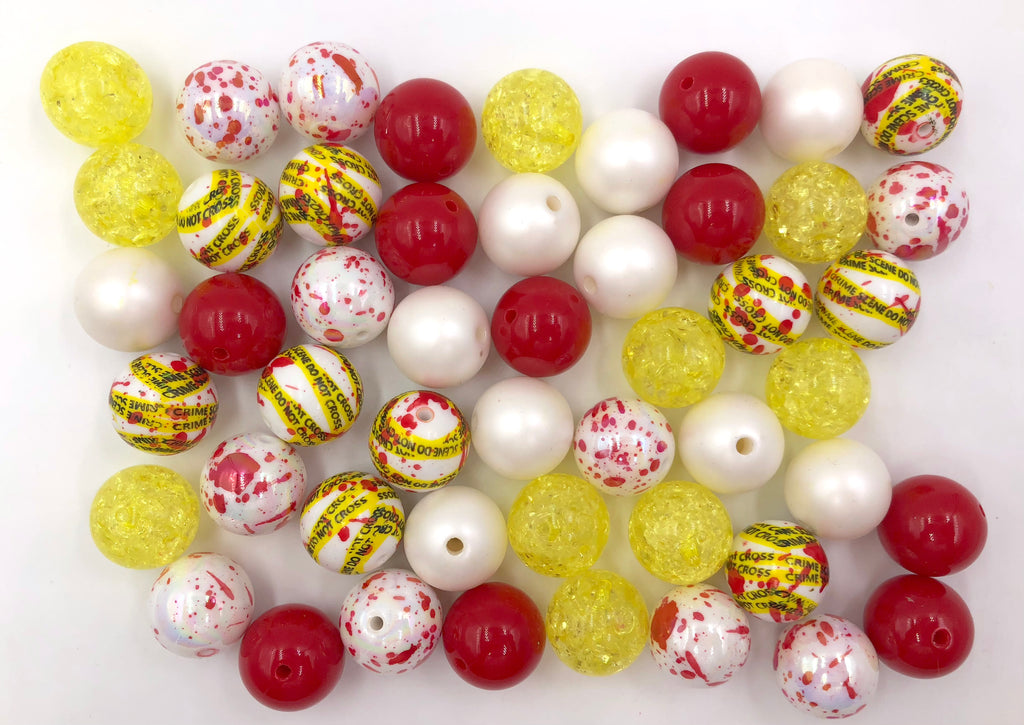 Crime Scene Chunky Bead Mix