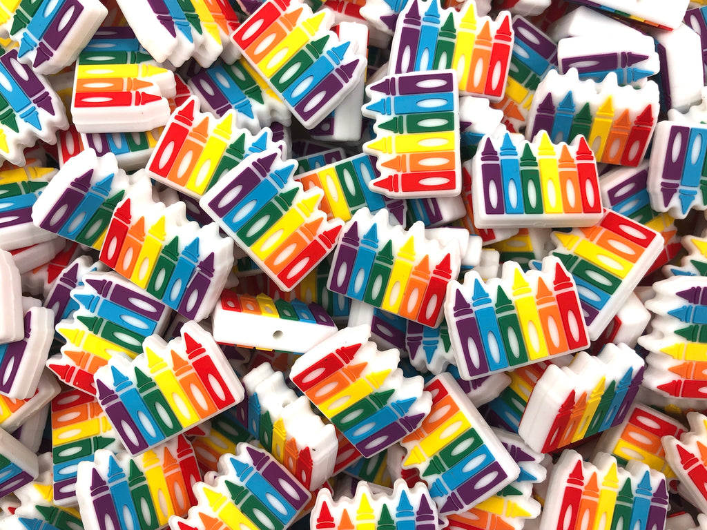 Crayon Silicone Focal Beads