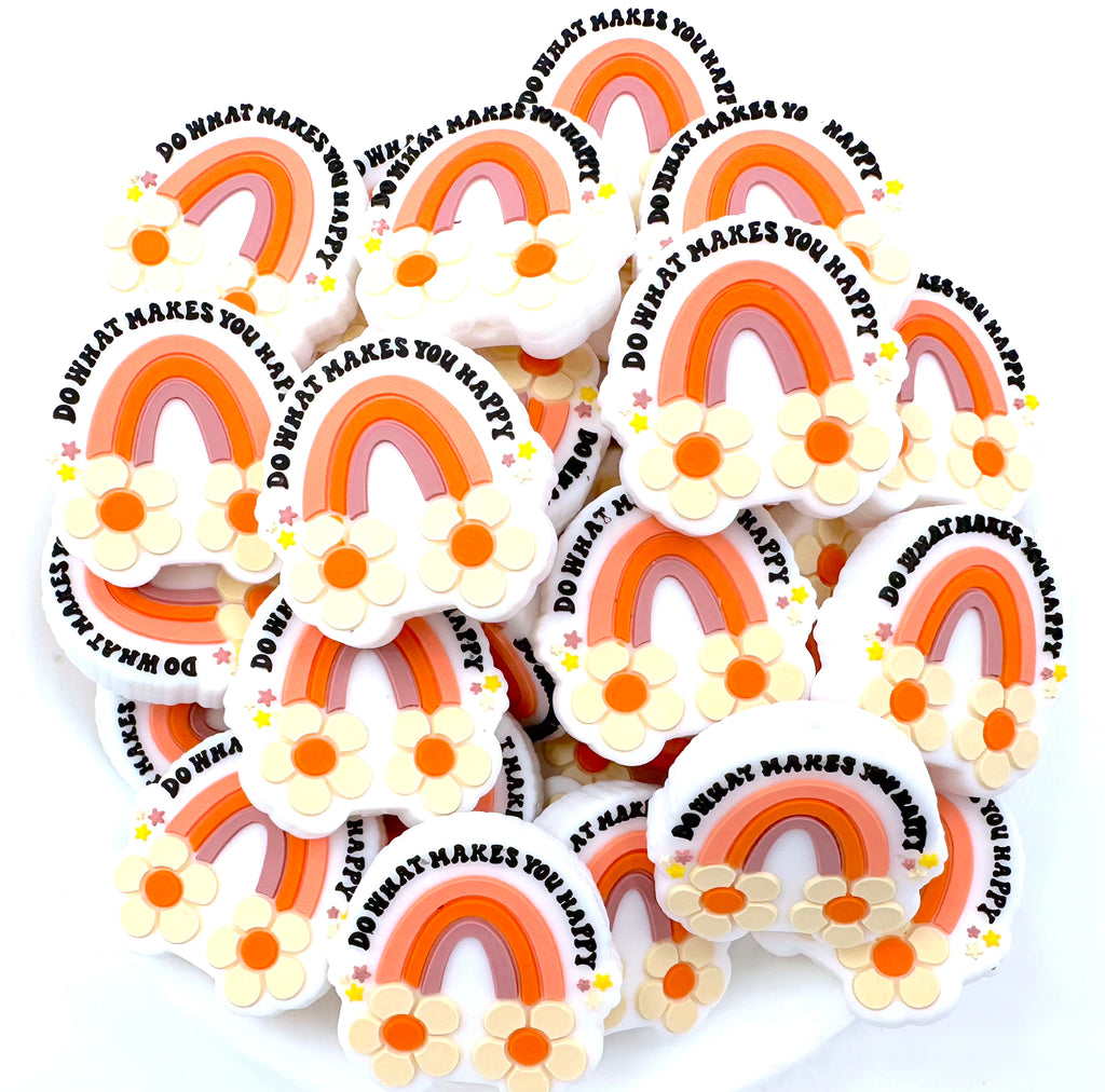 Do What Makes You Happy Silicone Focal Beads