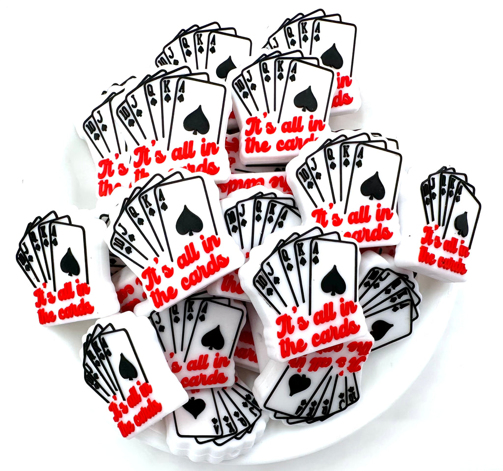 It's All In The Cards Silicone Focal Beads