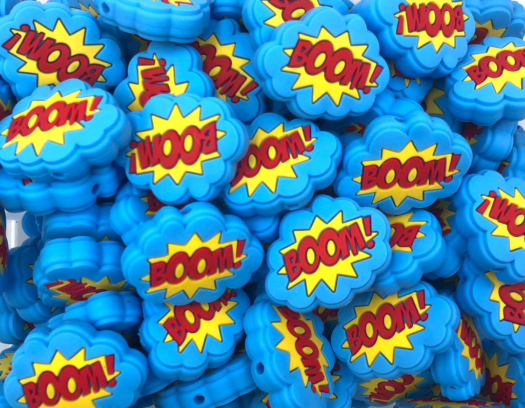 BOOM! Silicone Focal Beads