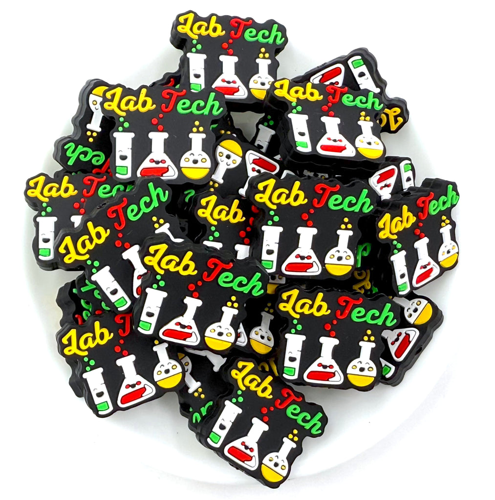 Lab Tech Silicone Focal Beads