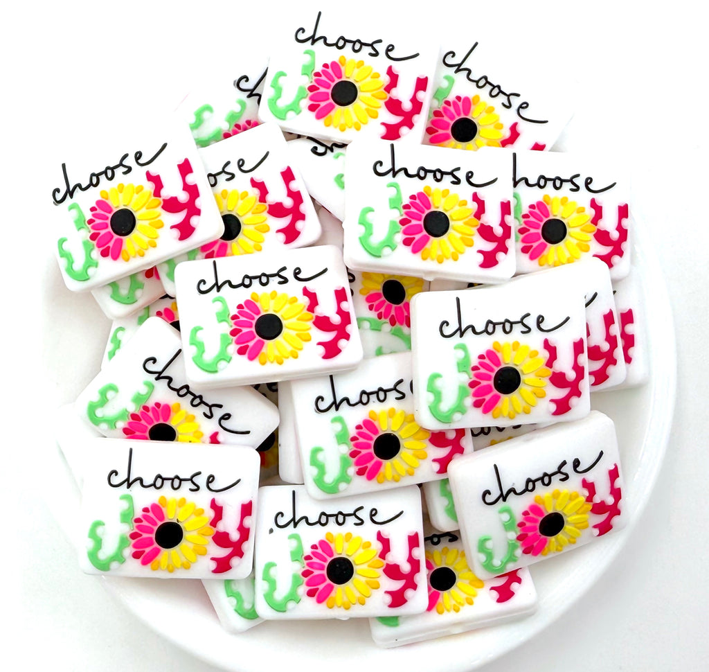 Choose Joy Silicone Focal Beads