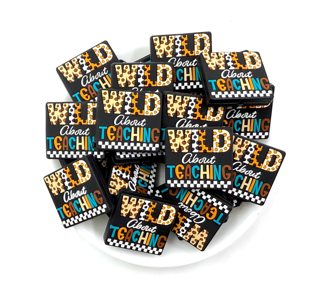 Wild About Teaching Silicone Focal Beads