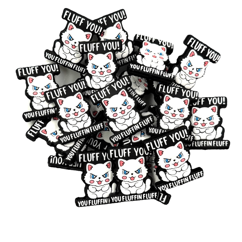 Fluff You! You Fluffin Fluff Silicone Focal Beads