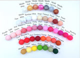 Silicone Wholesale--Mix & Match--19mm Bulk Silicone Beads--100