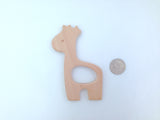 SALE-Giraffe Natural Wood Pendant