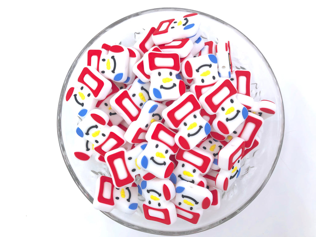 SALE--Snowman Christmas Stocking Silicone