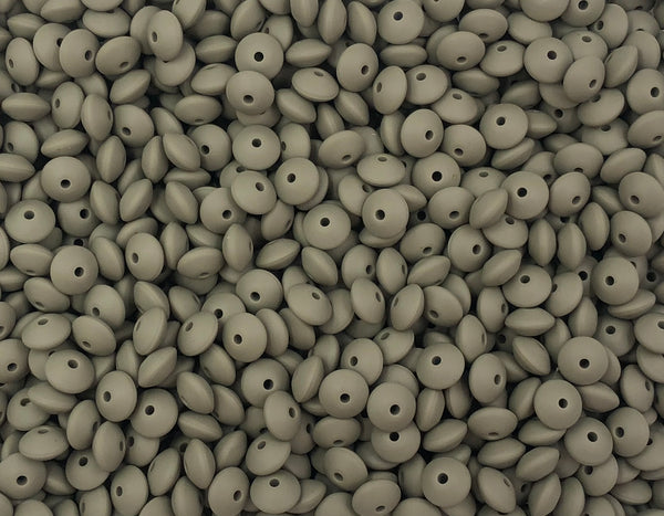 Sage Gray Saucer Silicone Beads Usa Silicone Bead Supply Princess