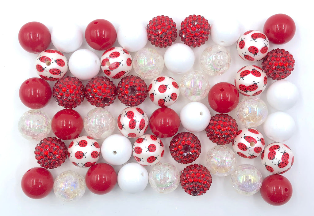 Ladybug Chunky Bead Mix