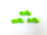 Green Motorcycle Beads