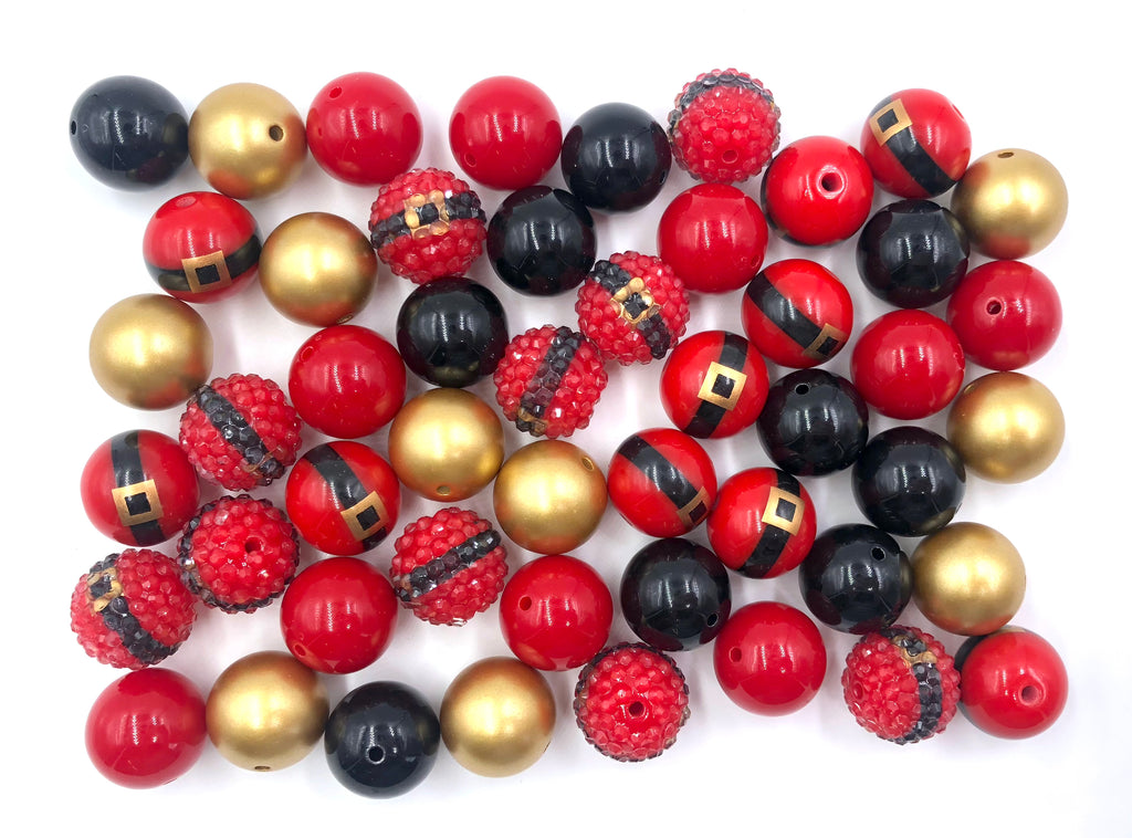 20mm Santa Chunky Bead Mix