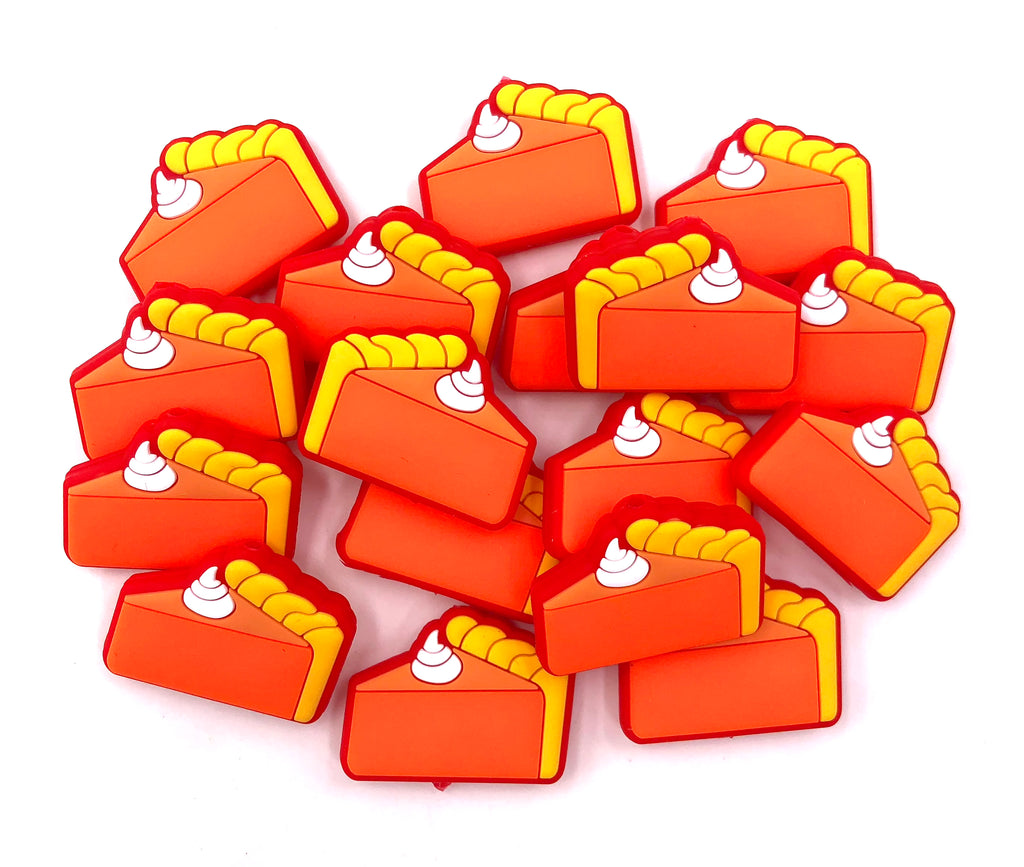 Pumpkin Pie Silicone Beads