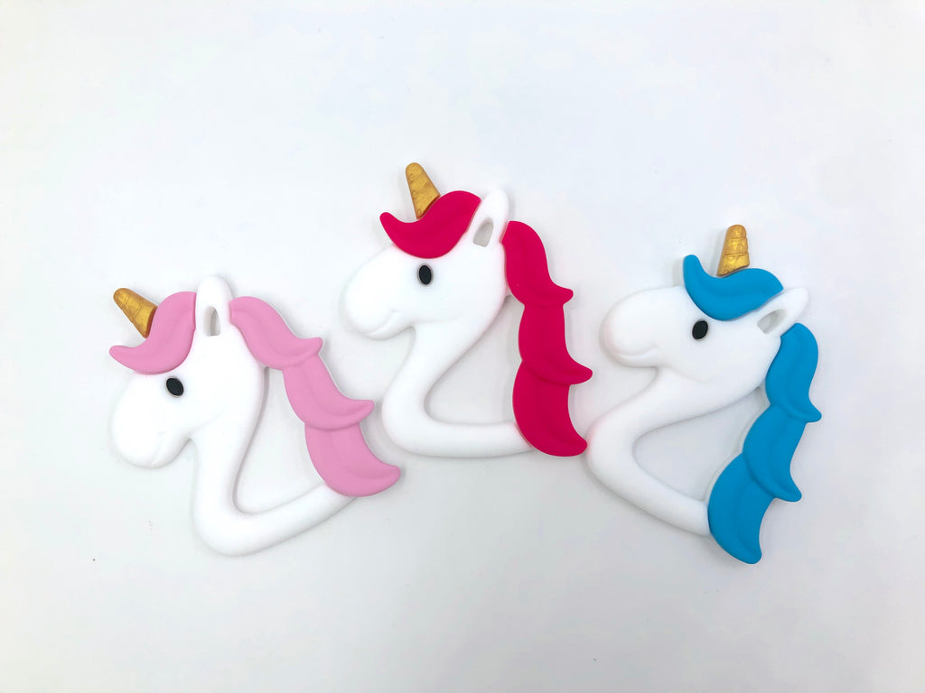 SALE--Unicorn Head Teether