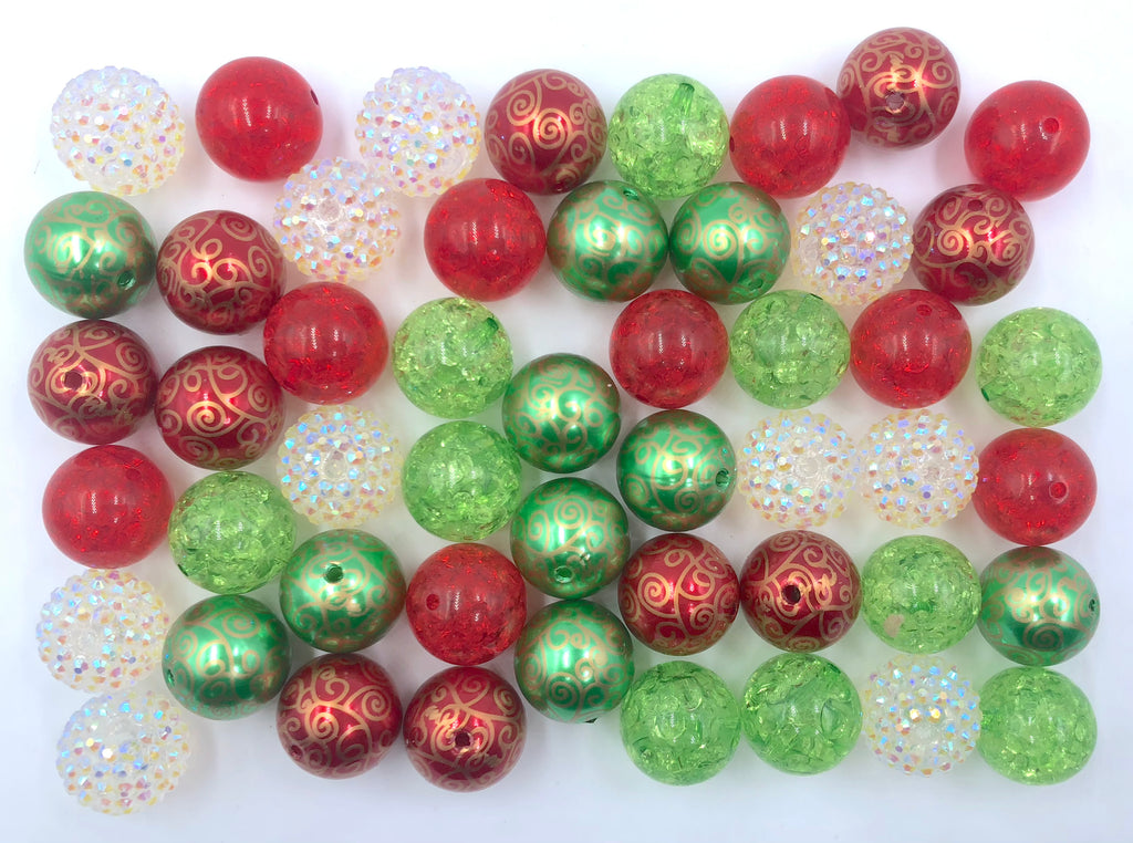 Classy Christmas Chunky Bead Mix