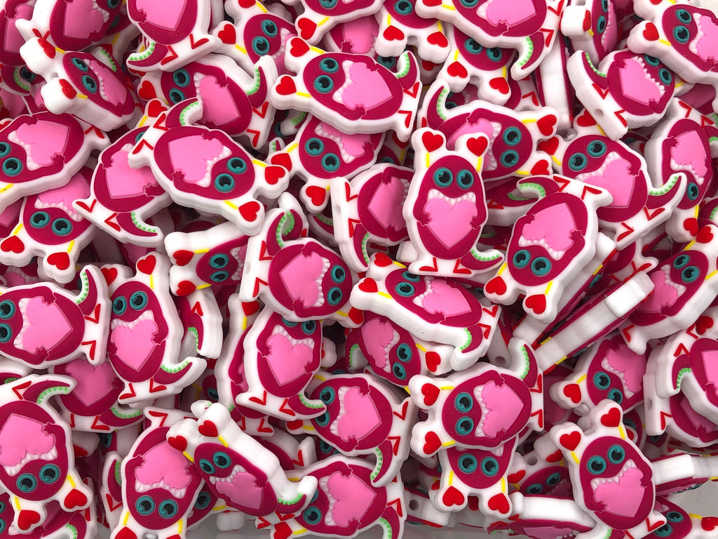 Valentine Monster Silicone Beads