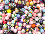 BULK 15mm Printed Silicone Beads--Grab Bag!