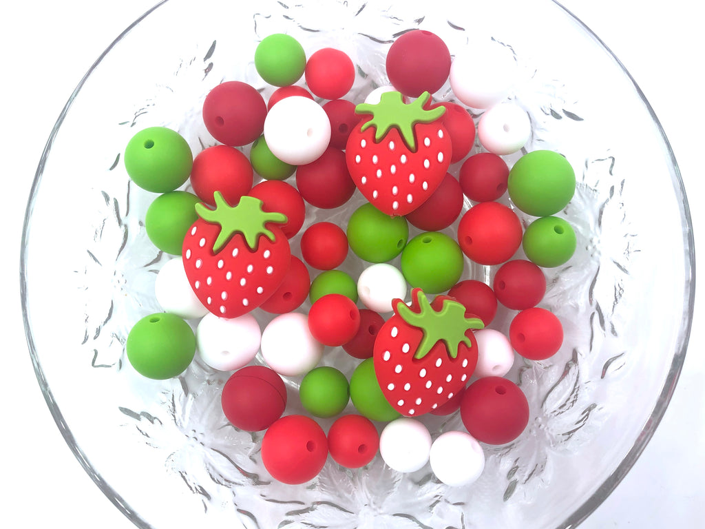 Strawberry Silicone Focal Mix