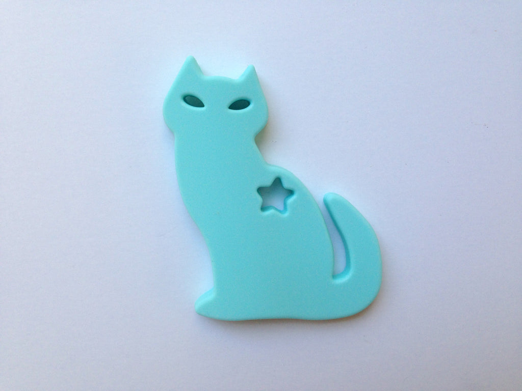 Cat Teether--Aqua