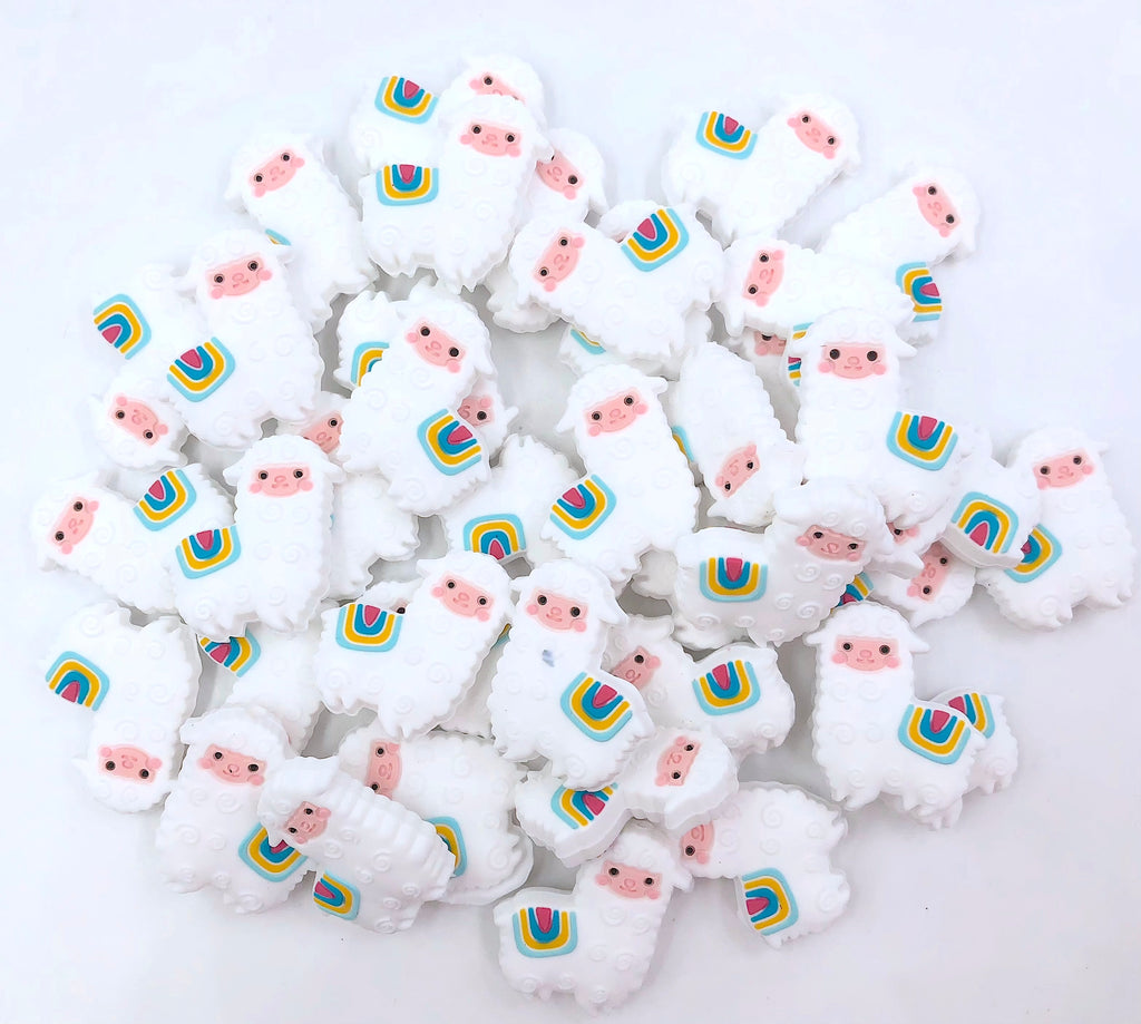 Llama Silicone Beads
