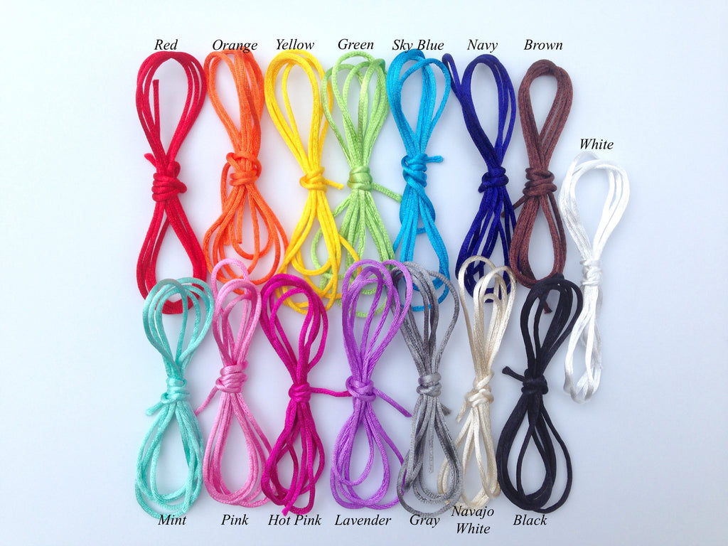 1.5mm Satin Nylon Cord