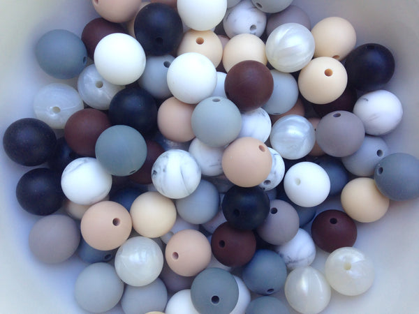 Silicone Wholesale--Mix & Match--9mm Bulk Silicone Beads--100 – USA  Silicone Bead Supply Princess Bead Supply