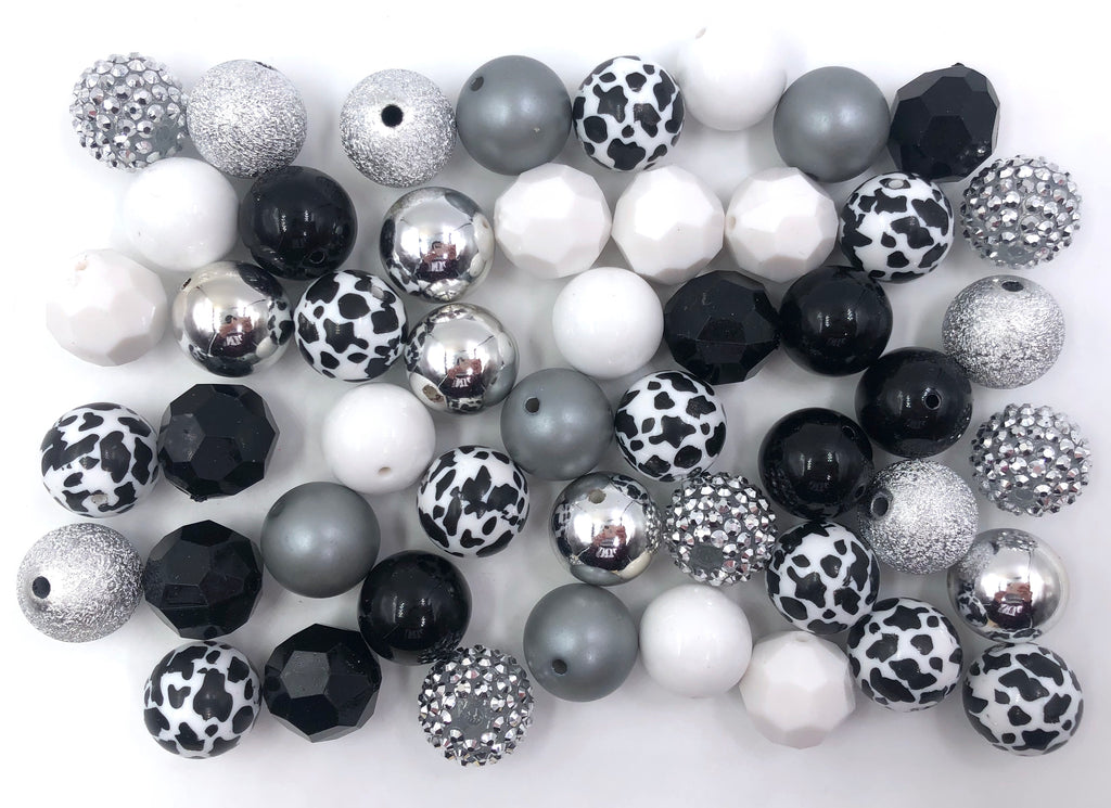 20mm Cow Bulk Chunky Bead Mix