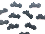 Black Motorcycle Beads