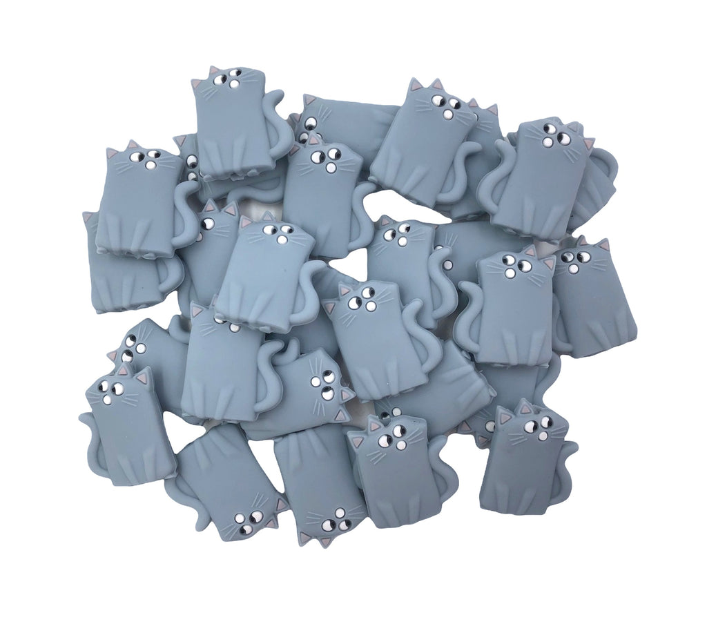 Dust Blue Cat Beads