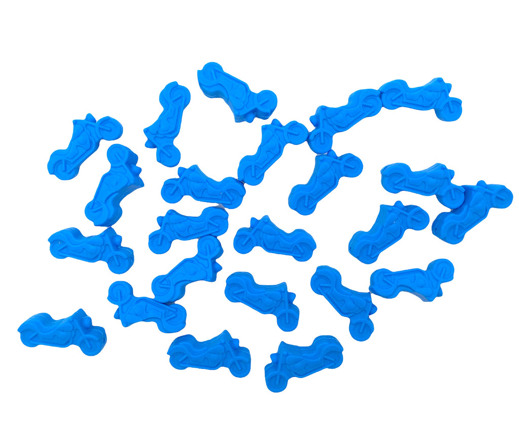 Sky Blue Motorcycle Beads