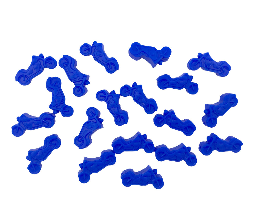 Royal Blue Motorcycle Beads