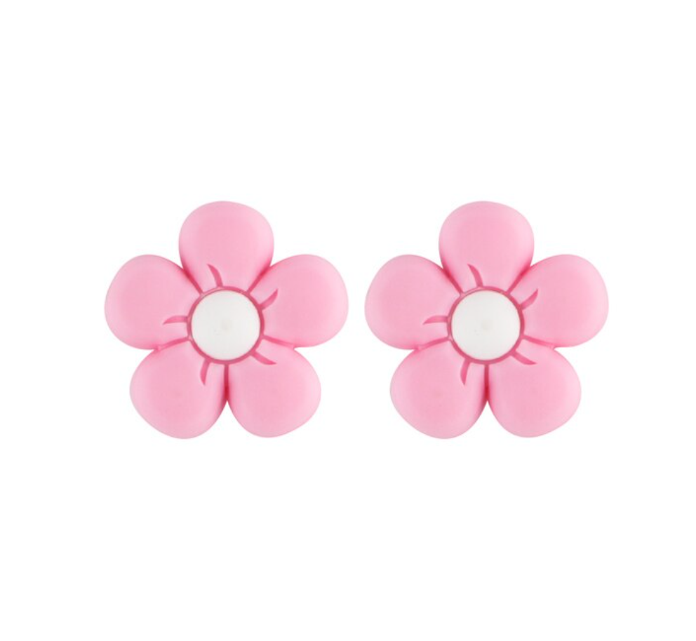 26mm Light Pink Cosmo Flower Beads