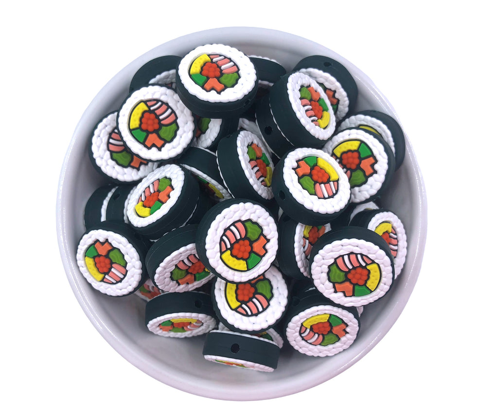 Sushi Silicone Beads