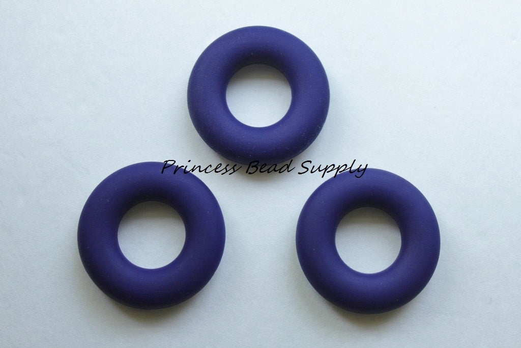 Navy Blue Silicone Donut