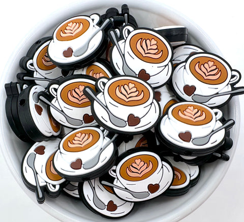 Cup of Coffee Silicone Focal Beads
