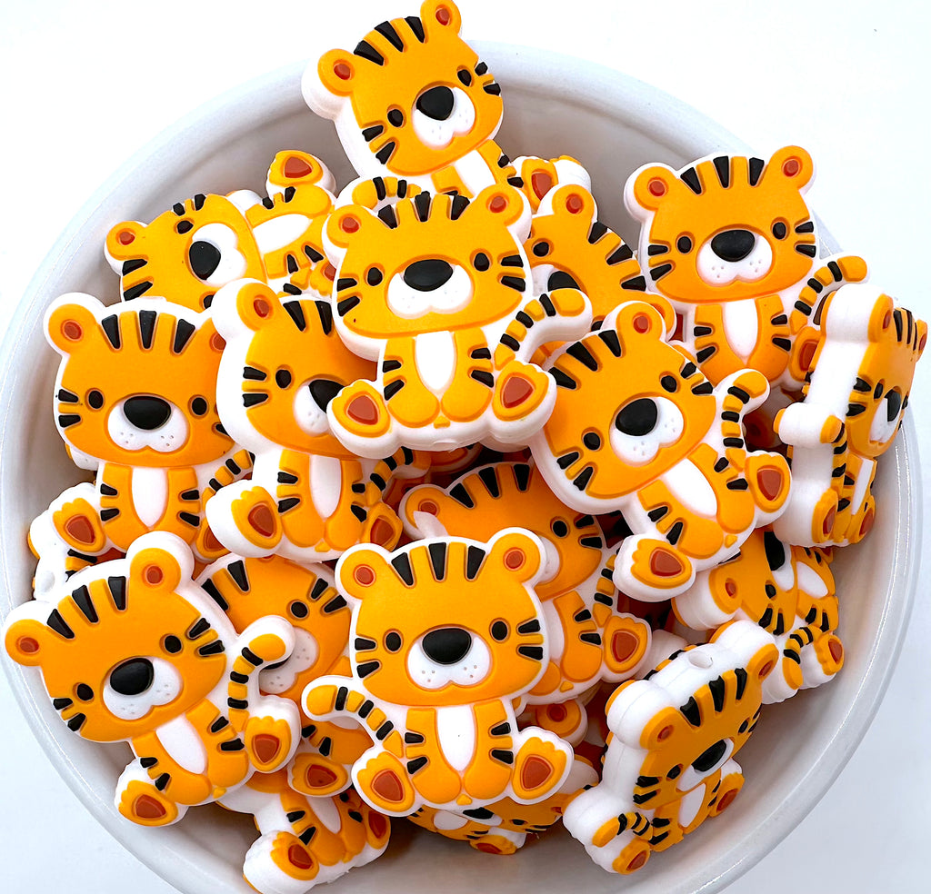 Tiger Silicone Focal Beads