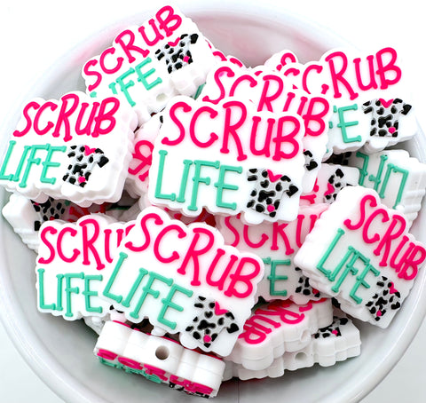 Scrub Life Nurse Silicone Focal Beads