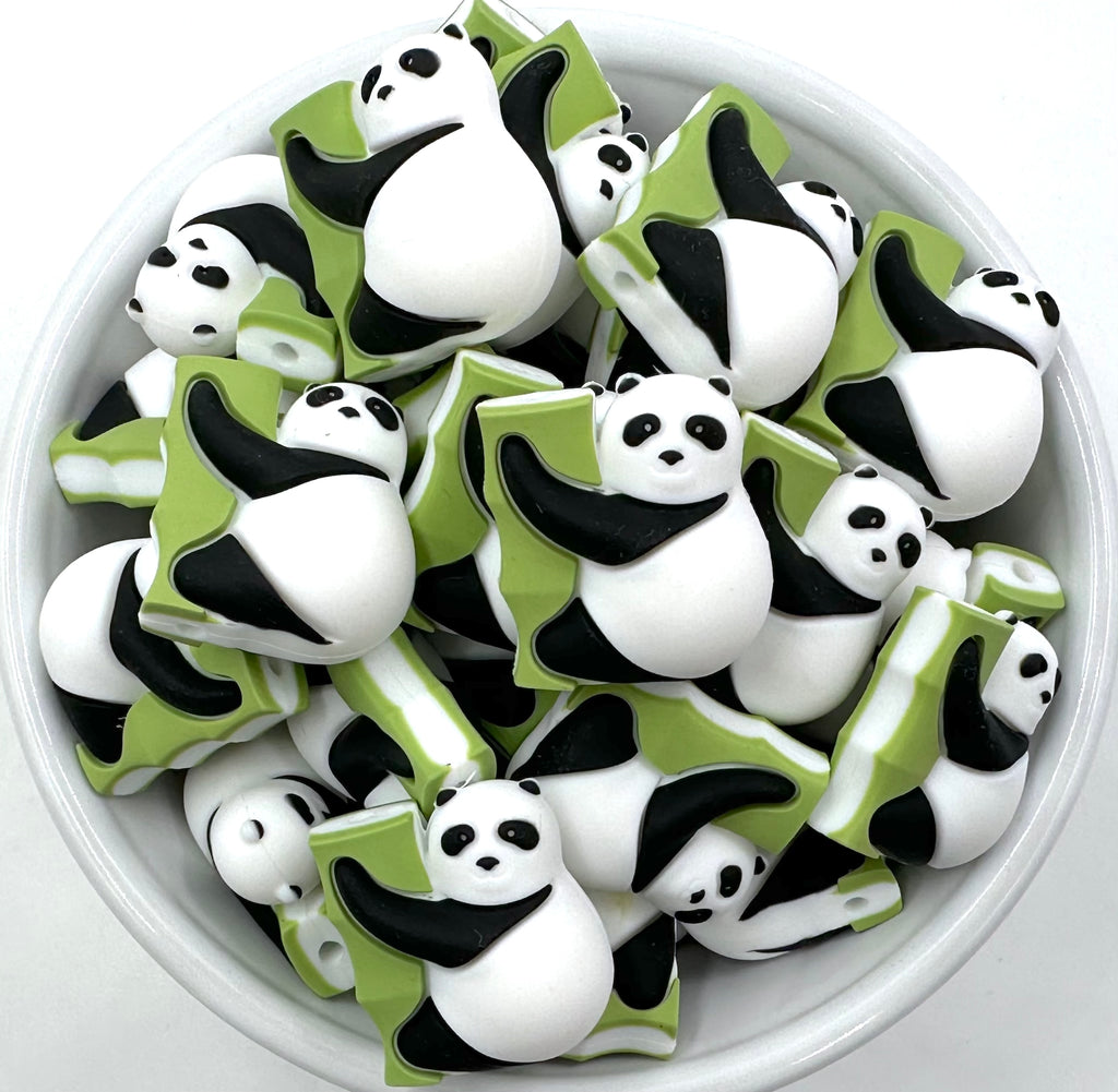 Panda 3D Silicone Focal Beads