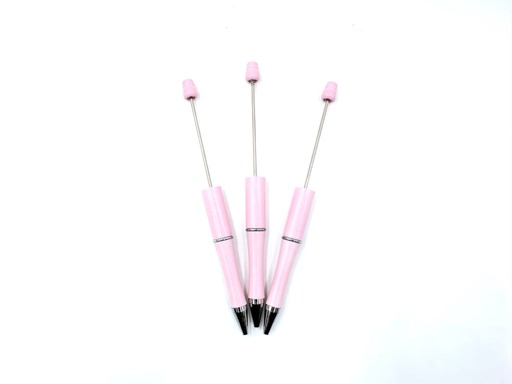 Baby Pink Beadable Pens