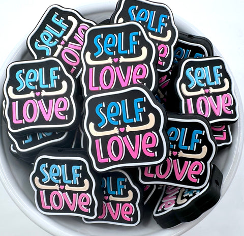 Self Love Silicone Focal Beads