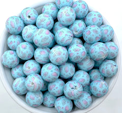 Patterned Silicone Beads