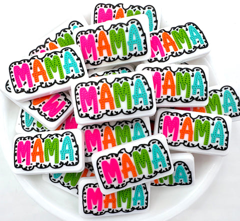 Neon Mama Silicone Focal Beads