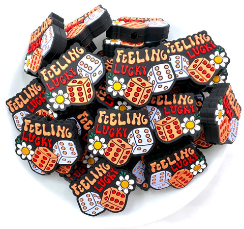 Feeling Lucky Silicone Focal Beads