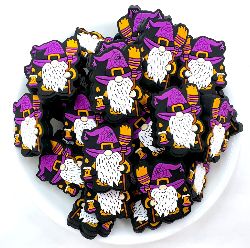 Witch Gnome Silicone Focal Beads