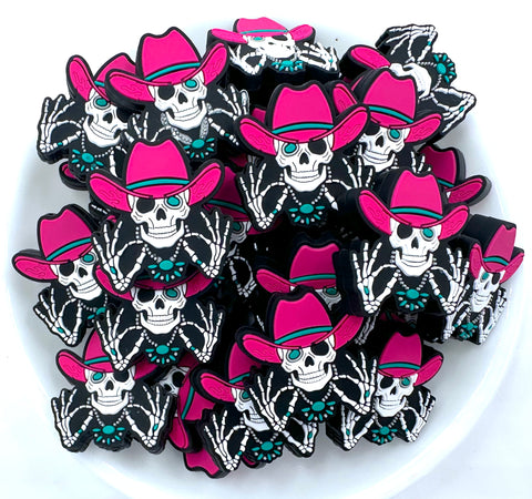 Western Skeleton Silicone Focal Beads