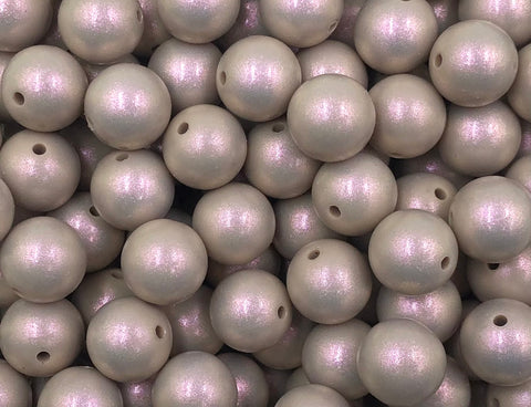 15mm Sandstone Opal Silicone Beads