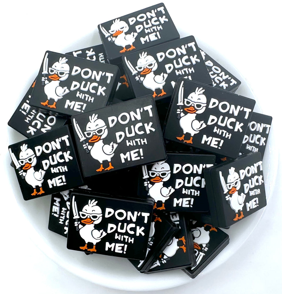 Don't Duck With Me Silicone Focal Beads