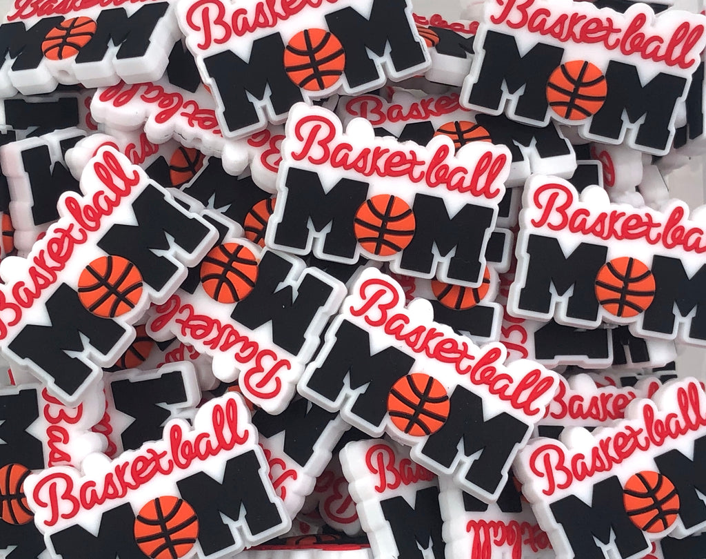 Basketball Mom Silicone Beads